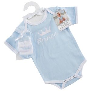 Little Prince baby onesie with socks